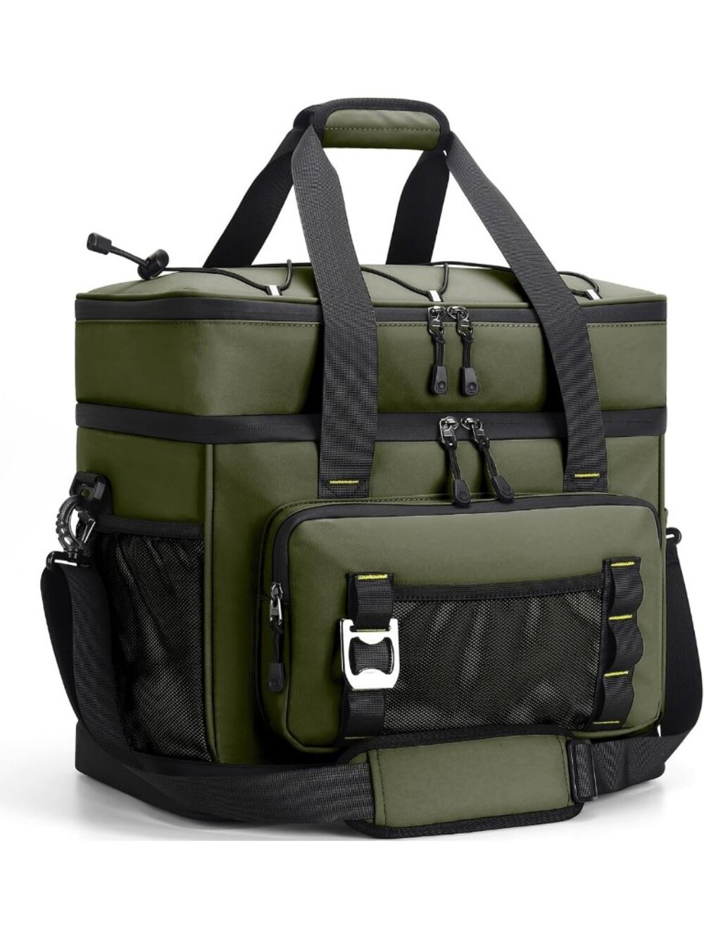 60 Can Insulated Soft-Sided Cooler Bag - Collapsible Ice Chest for Outdoor Fun
